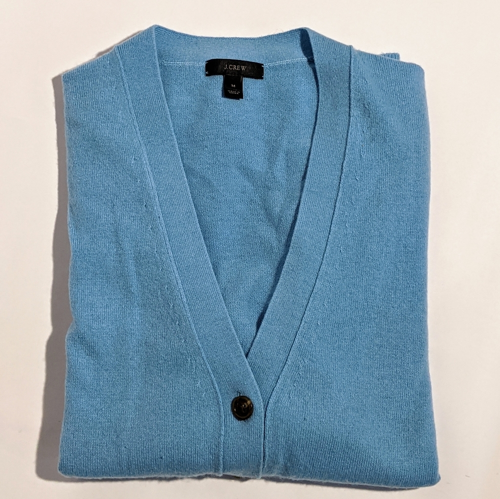 J.Crew Wool/Cashmere blend V-neck Cardigan